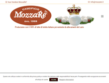 Tablet Screenshot of mozzare.it